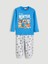 Yeni Sezon Bisiklet Yaka Paw Patrol Baskılı Erkek Çocuk Pijama Takımı 1