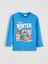 Yeni Sezon Bisiklet Yaka Paw Patrol Baskılı Erkek Çocuk Pijama Takımı 2