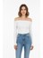 Kadın Omuzları Açık Triko Bluz 14960 1
