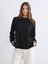 Yeni Sezon Dik Yaka Şerit Detaylı Kadın Sweatshirt Tunik 1