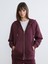 Yeni Sezon Oversize Kadın Kalın Fermuarlı Sweatshirt 1