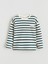 Yeni Sezon Bisiklet Yaka Çizgili Erkek Çocuk Tişört 1
