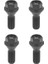 12 Adet Siyah Tekerlek Cıvatası Pabuç Somun Bmw E30 E36 E46 E60 E90 36136781150 (Yurt Dışından) 2