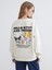 Yeni Sezon Hello Kitty Baskılı Oversize Kadın Kalın Sweatshirt 2