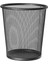 Mesh | 699768 | Kağıt Sepeti File Çöp Kovası Siyah Ofis | Çelik, Siyah | 12 L Kapasite | 26,5 x 29,5 cm 2
