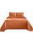 MATELASSE%100 Pamuk Sepet Dokuma 3 Parça Yatak Örtüsü Seti -, Mandarin 3