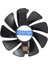 95MM CF1015H12D DC12V Video Kartı Soğutucu Soğutma Fanı Safir Nıtro RX480 8g Rx 470 4g Gddr5 RX570 4g / 8g D5 RX580 8g (Yurt Dışından) 1