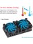 Raspberry Pi 4 Model B Heat Lavabolu Çift Fan Nihai Çift Soğutma Fanları Raspberry Pi 4b/3b+ Için Soğutucu (Yurt Dışından) 5