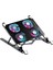 Dizüstü Bilgisayar Soğutucu Dizüstü Bilgisayar Aksesuarları Için Dizüstü Bilgisayar Soğutma Stand Katlanabilir Dizüstü Soğutma Pedi 4 Rgb Sessiz Fanlı (Yurt Dışından) 2