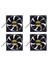 4x 3 Pin 90MM 25MM Soğutucu Fan Ispinin Soğutma Radyatörü Bilgisayar Pc Cpu 12V (Yurt Dışından) 1