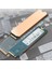 Bakır M 2 SSD Soğutma Sabağı Sabit Disk Soğutucu Termal Katı Hal Disk Radyatör M 2 2242 Nvme SSD TN42 Için 0 5mm (Yurt Dışından) 4