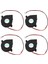 4 Pcs 50MMX15MM 3500RPM Fırçasız Dc Soğutma Üfleyici Fanı 12V 0 16A (Yurt Dışından) 1