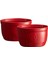 Henry Fransa'da Üretilmiştir 240 ml Ramekin (2'li Set), 4" x 2" 5", Bordo Kırmızısı 1