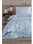 Evelya Blu %100 Pamuk Tek Kişilik Nevresim Takımı 2