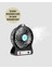 USB Girişli Taşınabilir Masaüstü Mini Fan – 3 Kademeli Hız, Şarjlı, Işıklı, Sessiz Çalışma 5