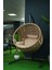 Rattan Bahçe ve Balkon Salıncağı Ø107CM 140 kg Taşıma Kapasiteli 1
