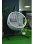 Rattan Bahçe ve Balkon Salıncağı Ø107CM 140 kg Taşıma Kapasiteli 5
