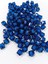 Küp Boncuk Içten Boncuklu Bileklik Çanta Boncuğu 10 mm 50 gr Koyu Mavi - BNC453 1