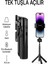 41.5 cm 360° Ayarlanabilir Bluetooth Kumandalı Kablosuz Tripod Selfie Stick Monopod 1