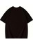 Thousand Ön Arka Baskılı Oversize Bisiklet Yaka T-Shirt - Siyah 3