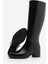 Kadın Fermuarlı Günlük Topuklu Çizme Fabes Siyah 7