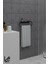 Loop Serisi Minimalist Tasarım Siyah Banyo Havluluk 3