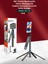 360° Ayarlanabilir Bluetooth Kumandalı 180 cm Telefon Tripod | Android Ios Gopro Uyumlu 5