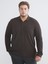 Yeni Sezon Büyük Beden Polo Yaka Erkek Sweatshirt 1