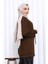 Kahverengi Fular Aksesuarlı Modal Tunik 4