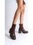 Kadın Hakiki Deri Yandan Lastikli Bot 1