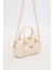 Krem Kadın El ve Omuz Çantası 930928 2