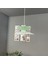 Rubby Beyaz-Mint Metal Tekli Avize Mutfak Modern Dekoratif Sarkıt Aydınlatma 1