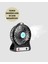 Mini USB Fan – Şarj Edilebilir Işıklı 3 Kademe Taşınabilir Masaüstü Vantil - MCT6552-6055 5