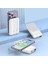 LED Dijital Göstergeli Magsafe Powerbank Recci RPB-W10 Polaris Seri Çift Kablolu 15W 10000MAH Beyaz 14