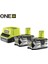 Ryobı RC18120-240X Yedek Akü ve Şarj Cihazı Seti - Çift Akü 18V Li-Ion 4AH 1