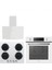 3'lü Ankastre Set Beyaz (HO3158W Fırın / HVW6MW Gazlı Ocak / HDG6C1GWTK Davlumbaz) 1