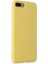Iphone 7 Kılıf Nano Içi Kadife Silikon - Sarı 2