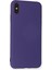 Iphone Xs Kılıf Nano Içi Kadife Silikon - Mor 3