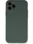 Iphone 11 Kılıf Nano Içi Kadife Silikon - Koyu Yeşil 1