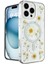 Iphone 16 Kılıf Daisy Simli Kapak - Gümüş 1
