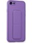 Iphone 7 Kılıf Coco Deri Standlı Kapak - Koyu Lila 2