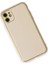 Iphone 12 Kılıf Coco Deri Silikon Kapak - Gold 2