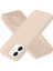 Iphone 12 Kılıf Nano Içi Kadife Silikon - Pudra 1
