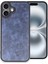 Iphone 16 Kılıf Aras Deri Kapak - Lacivert 1