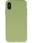 Iphone Xs Kılıf Nano Içi Kadife Silikon - Yeşil 1