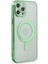 Iphone 12 Pro Kılıf Magneticsafe Lazer Silikon - Haki Yeşil 1