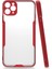 Iphone 11 Pro Max Kılıf Platin Silikon - Kırmızı 1