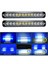 12LED Güvenlik Acil Durum Yanıp Sönen Işıklar, 12V-24V Flaş Uyarı Işığı, Beacon Beacon LED Işık Çubuğu, Mavi+Beyaz (Yurt Dışından) 3