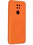 Xiaomi Redmi Note 9 Kılıf Nano Içi Kadife Silikon - Turuncu 3