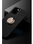 Iphone 12 Kılıf Range Yüzüklü Silikon - Siyah-Gold 2
